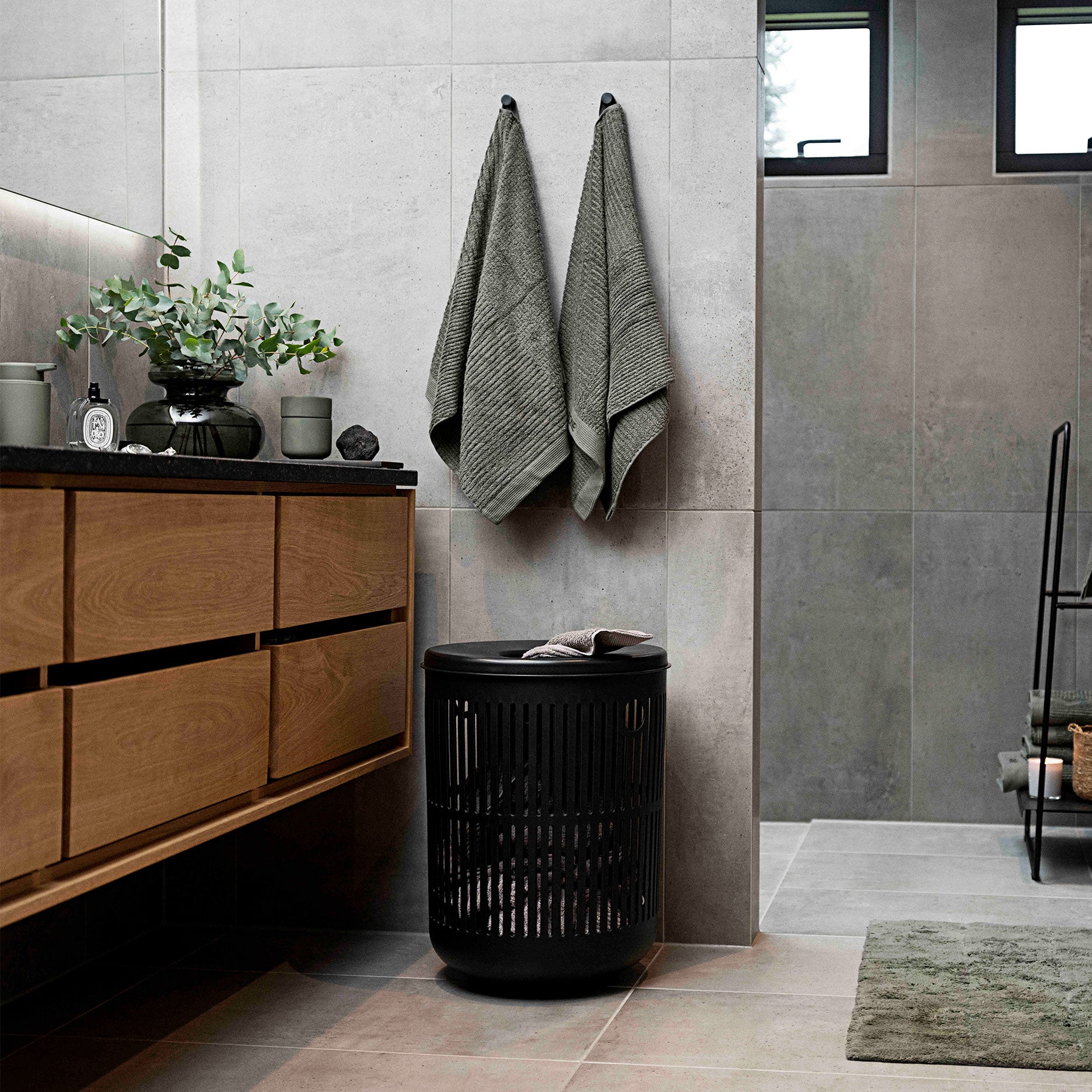 Classic håndklæde 50x70 cm olive green